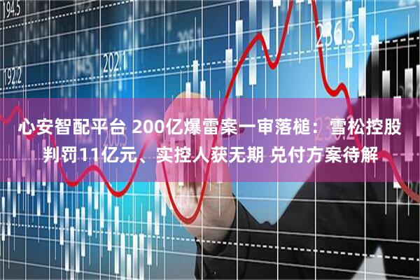 心安智配平台 200亿爆雷案一审落槌：雪松控股判罚11亿元、实控人获无期 兑付方案待解